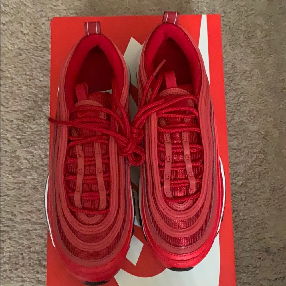 Womens Red Air Max 97 Size 7